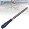 Ergonomic Handle Flat Mill File Non-Slip File Sharpening Tool  Bicycle Maintenance