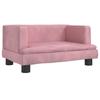 VidaXL Children's Sofa Pink 60x40x30 Cm Velvet 3196320