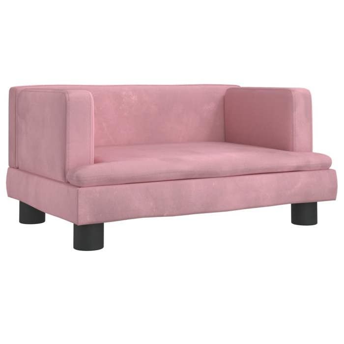 VidaXL Children's Sofa Pink 60x40x30 Cm Velvet 3196320