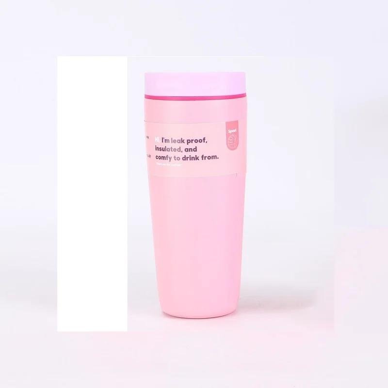 12/20oz Rozsdamentes Acél Vákuumos Pohár Kávéspohár Egyszerű Divatos Férfi & Női Kávéspohár Kültéri Sport Hordozható Pohár Páros Bögrék