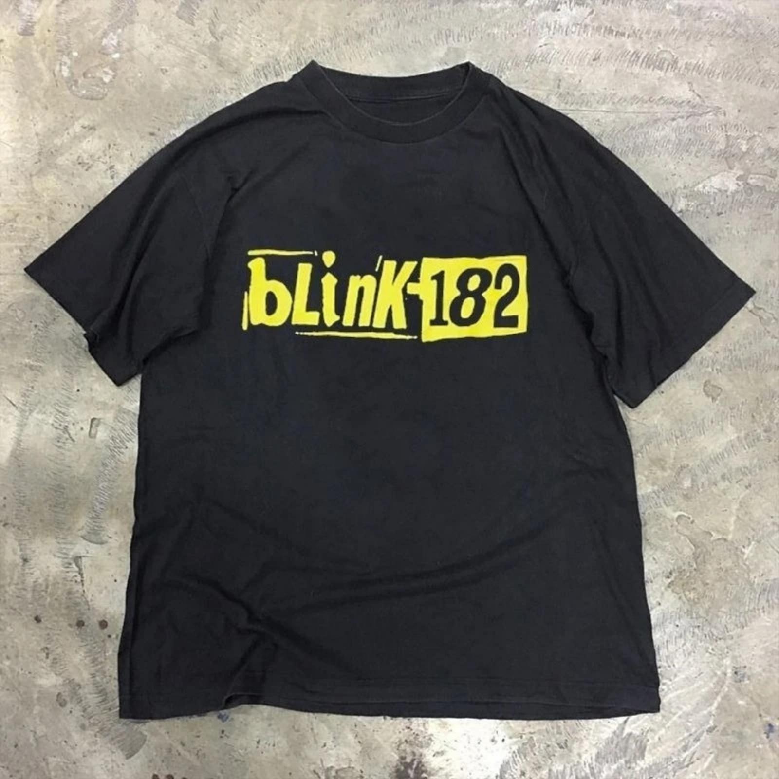 

Blink-182 Rock Band Short Sleeve ins Tide Brand Street Punk Couple Oversize Loose Tshirt Top Print T-Shirt y2k top women clothes XXXXXL різнокольоровий