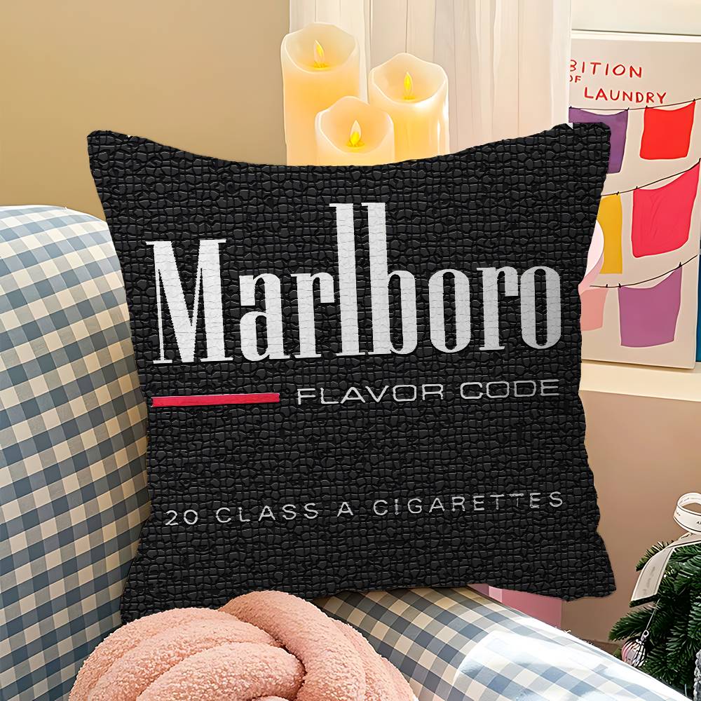 

Retro MMarlboroSS Cushion Cover Car Throw Pillow Case For Sofa Car Christmas Gift xcm xcm 30x30 cm