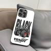 Fendt Handyhülle für iPhone 16 15 14 12 11 13 Pro Max Mini 8 X Xr Xs Puls Schwarze Glasabdeckung
