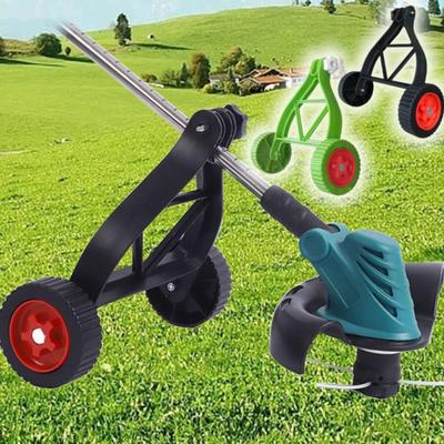Universelles Rasenmäher-Stützräder-Set Stabilisieren Langlebige Rasenmäher-Hilfsräder Einfach zu montieren Kraft sparen Rasenmäher-Radbefestigung