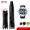 22mm Wrist Band For Swatch SVG Watch Strap SVGK403 SVGK402 SVGB400 Cowhide Leather Watchband Men Bracelet Accessories with Tool