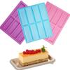 1PC 8 Cavity Cake Mold Rectangular Chocolate Silicone Mold Soap Mold Baking Mold Ice Cube Mold DIY Kitchen Tool Decoration Mold
