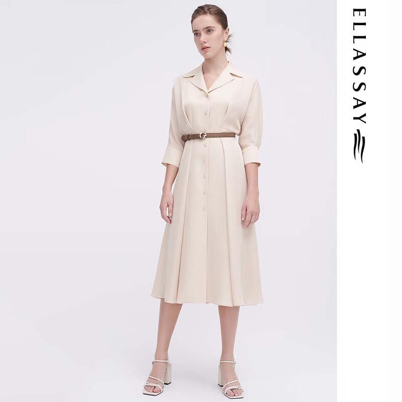 ELLASSAY Women's Summer Three-Way A-Line Shirtdress
