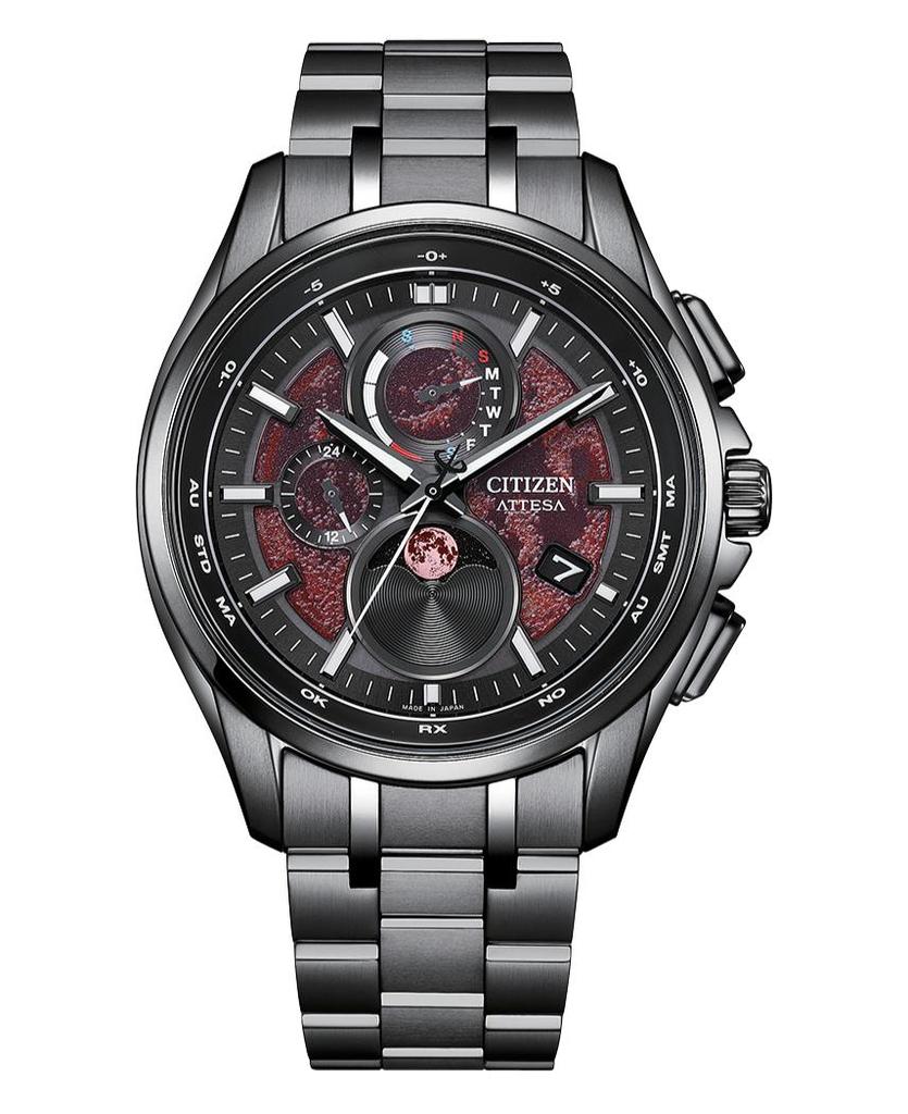 CITIZEN ATTESA Shades of Red Black Series Limited Edition Watch BY1005-73Z