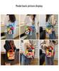 2025 Cute Goofy Cartoon Canvas Handbag - Single Shoulder & Crossbody Bag Backpack