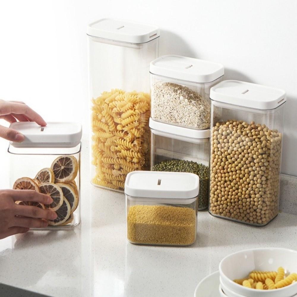 Moisture-Proof Sealed Food Storage Box Transparent Fridge Storage Tank  Kitchen Storage
