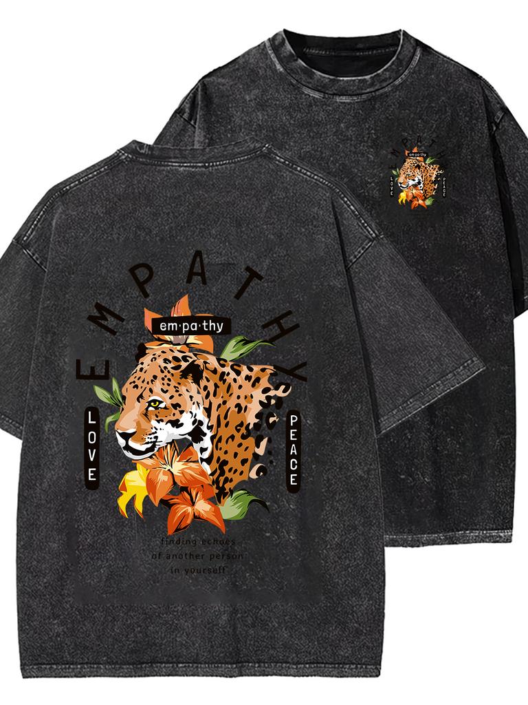 2026 Hot Sale Men Women Butterfly Floral Vintage T Shirt Unisex Oversized Flower Butterfly Quote Graphic Short Sleeve Tee Casual Street Daily Wear