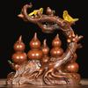 Chinese Fengshui Wufu Lingmen Zhaocai Zhenzhai Gourd Decoration Living Room Xuan Guan Wine Rack Decoration Opening Gifts