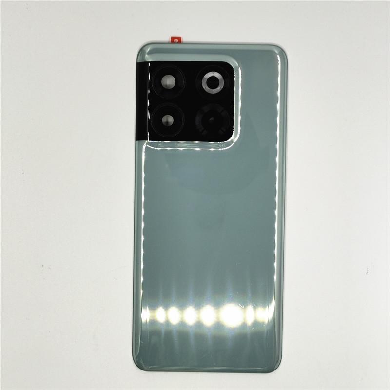 Glass Battery Cover For Oneplus 10T CPH2415 Back Lid Door Rear Housing With Camera Lens