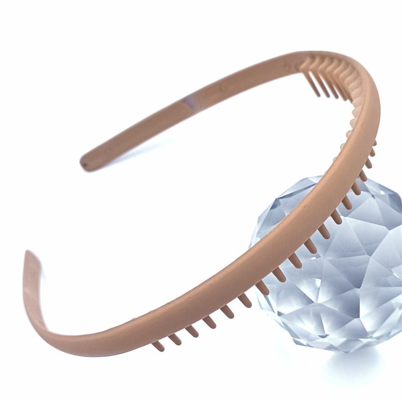 Vogue Peigne à cheveux Bandeaux Bandeau avec dents Accessoires de cheveux simples Couleur bonbon Femmes Cerceau de cheveux Couleur Morandi Mode Couleur unie Nouveau Haute qualité