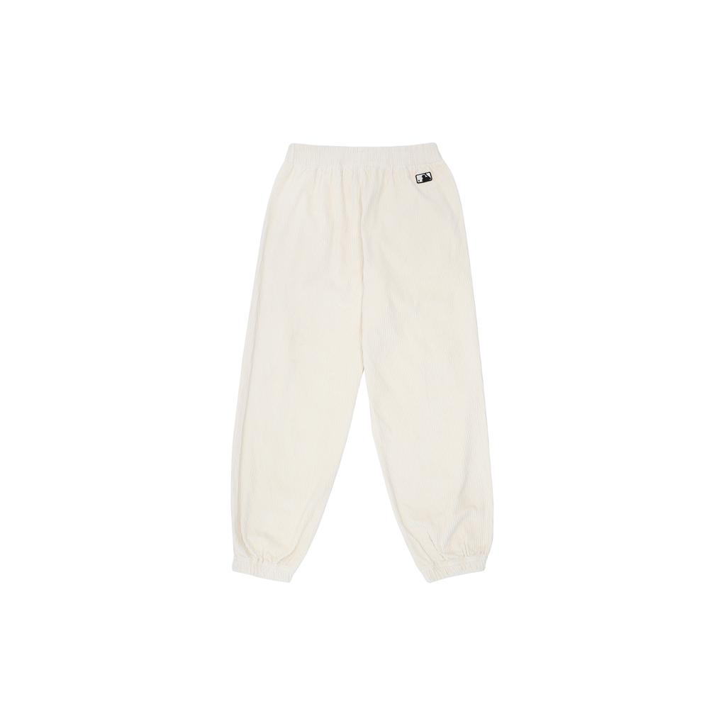 New MLB New York Yankees Knitted Sweatpants Unisex Milk White 3AWP12014-50CRS