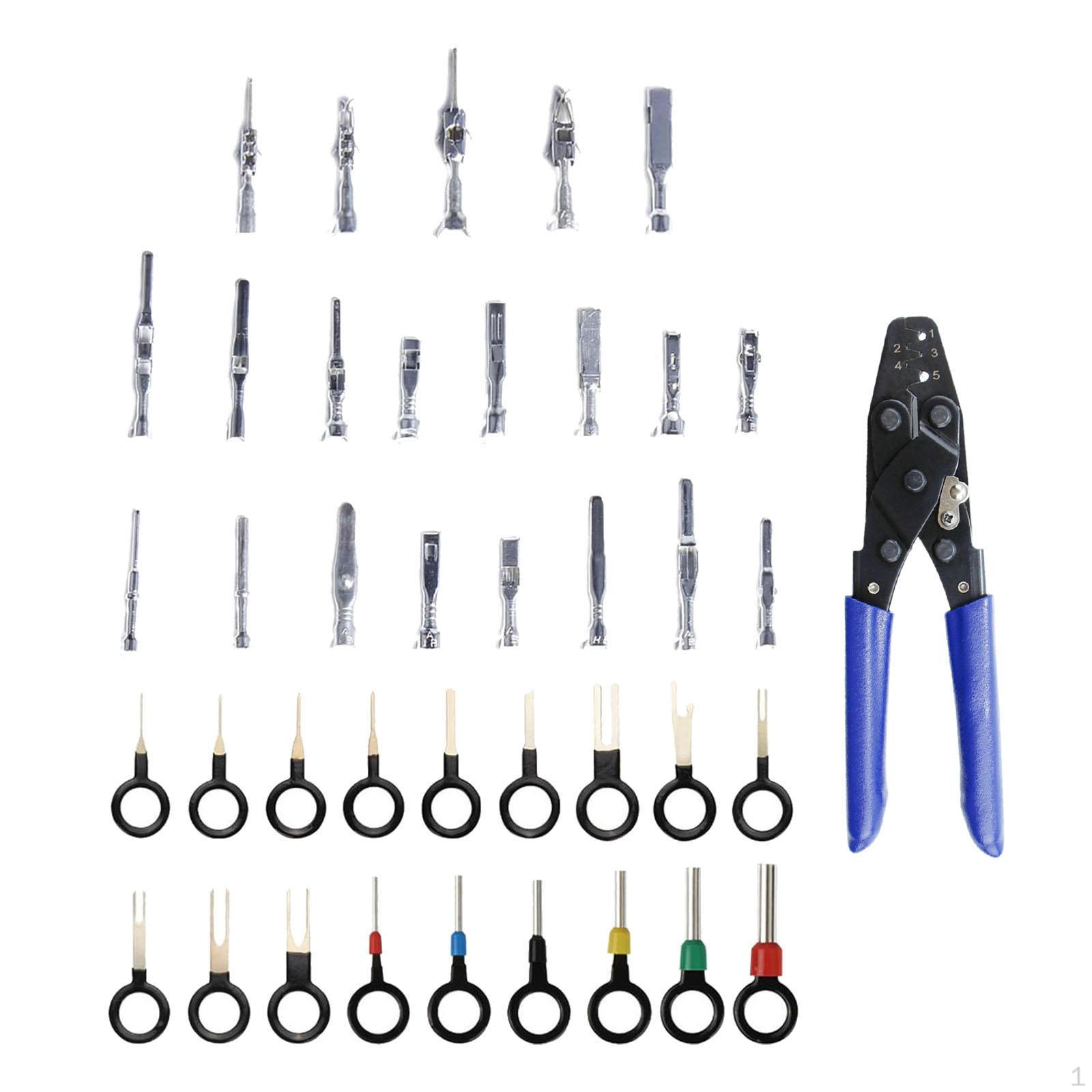 

340x автомобільний електричний дріт клемний штифтовий комплект роз ємів Преміум чоловічий жіночий 340Pcs With a Plier