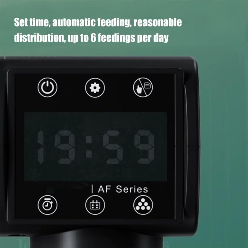 Digitaler Fischfutterspender Zeitschaltuhrgesteuertes Automatisches Fütterungsgerät Für Aquarien Und Fischtanks Fütterungszubehör