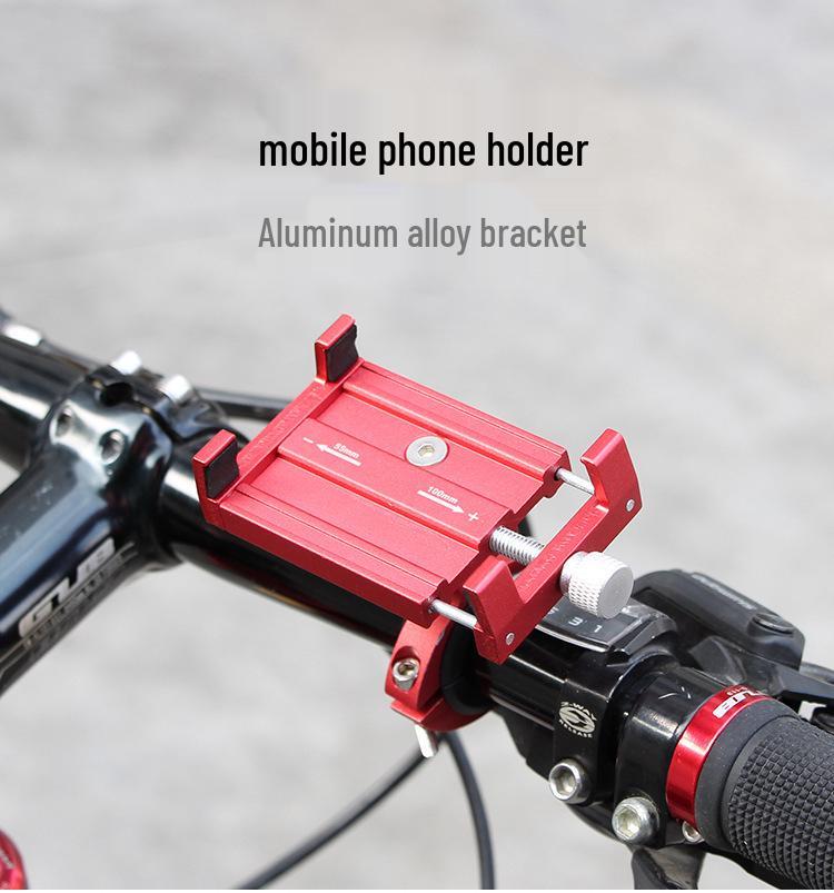 Nárazuvzdorný držák na telefon z hliníkové slitiny pro jízdní kola, motocykly a elektrická vozidla