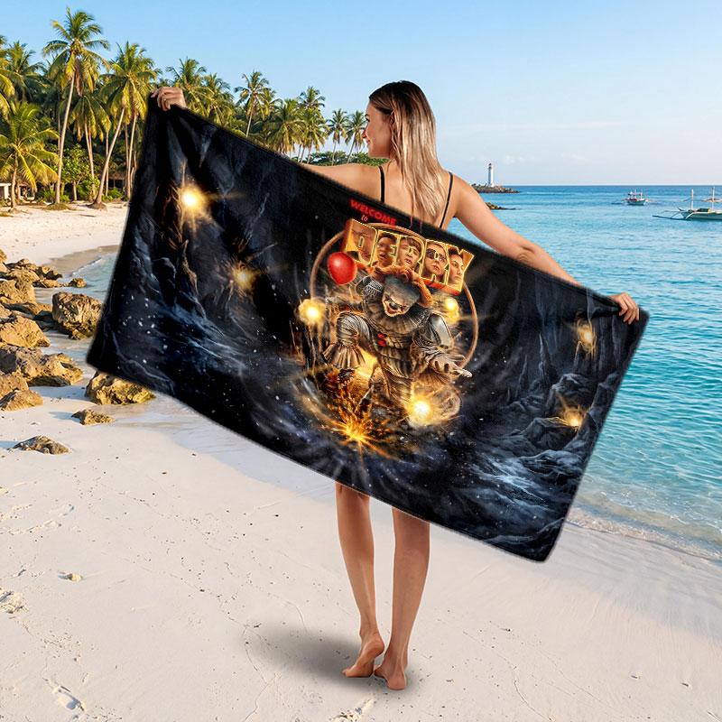 Large Beach TowelIT Pennywise Soft Absorbent Towel Beach Bath Home Use