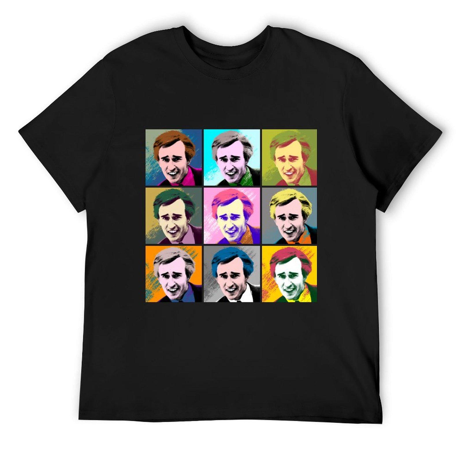 

Alan Partridge Warhol Inspired Pop Art 3x3 T-Shirt cute tops gifts for boyfriend custom shirt funny gifts black t shirts for men 4XL