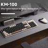 Mengzu Silent Wired Gaming Keyboard & Mouse Set - Mechanical Feel & Membrane for Office & E-sports