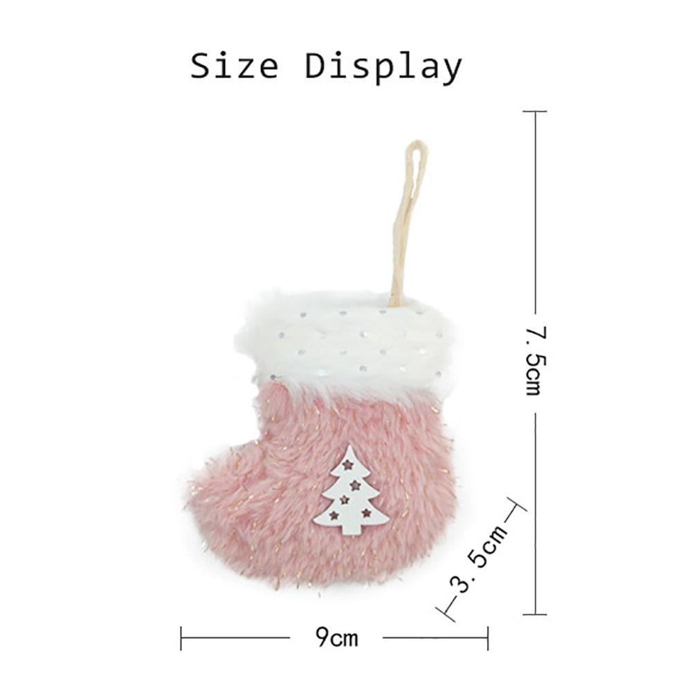 Delicate Christmas Pendant Christmas Socks Reusable Christmas Tree Pendant Merry Christmas Xmas Tree Hanging Decoration