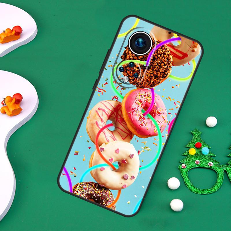 Macarons Cake Dessert Cute Case For Honor Magic 7 Pro 6 5 50 70 90 200 Lite X9b X9a X8a X8b X7a X6a X8 X9 X9c Cover