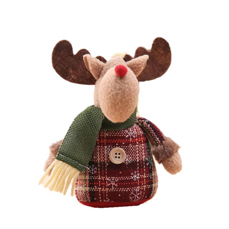 Snowman Doll Merry Chirstmas Decor for Home Table 2025 Elk Doll Christmas Ornaments Santa Claus Navidad Gift Happy New Year 2026