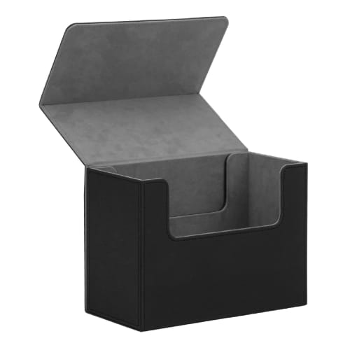 Cicogna PSA BGS Certified Tall Size Card Storage Case, Medium Size Trading Card Storage Box, Deck Holder, 36pt, Holds 25 Cards (Black x Gray)