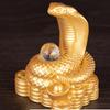 Snake Resin Statue - Versatile Indoor & Outdoor Decor, No Electricity Required, Perfect for and Mother's & Father's Day Gifts