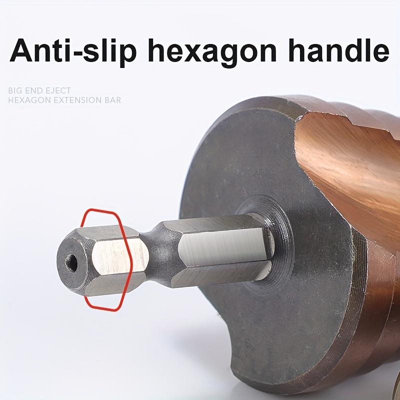 4-12/4-20/4-32mm M35 Cobalt Step Drill Bit Tapered HSS-CO HSS Drill Bit Spiral Groove Triangle Shank For Stainless Steel