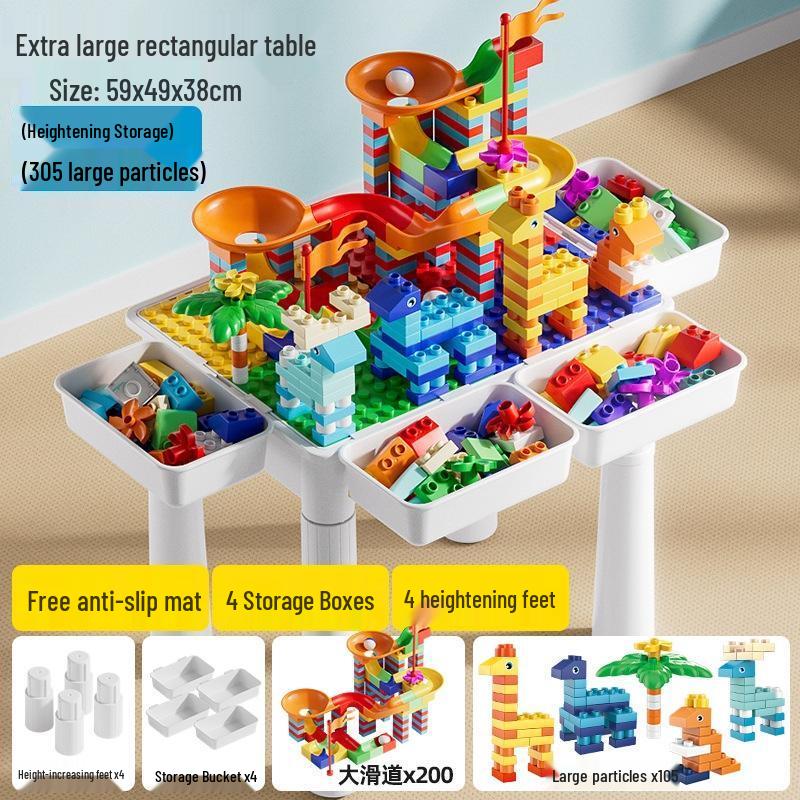 Landhawk Kids  Storage Building Block Table