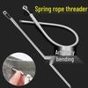 Bendable Elastic Waistband Threading Tool with Spring Eyelet