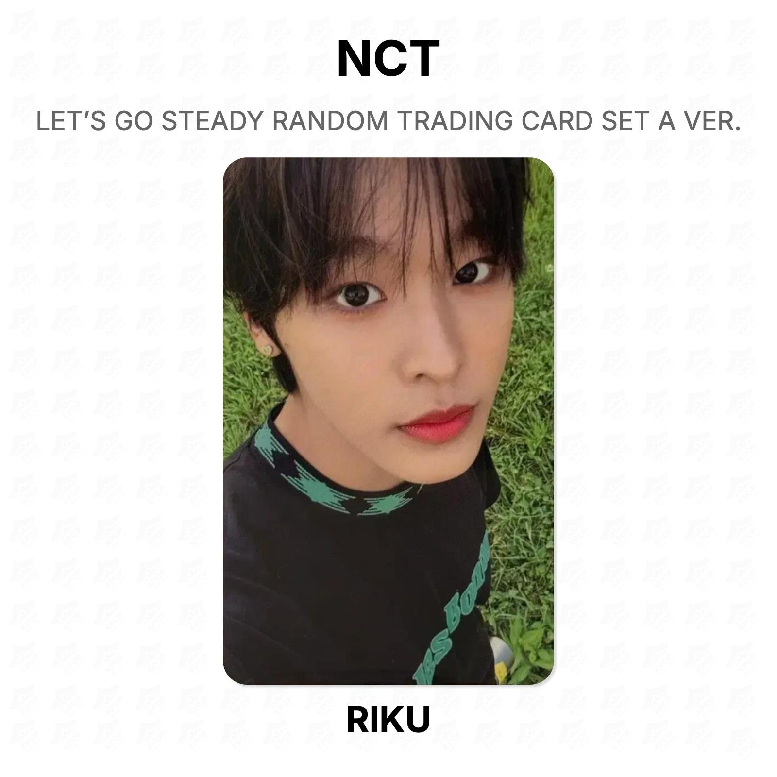 NCT LET’S GO STEADY RANDOM TRADING CARD SET A VER. Official Photocard RIKU