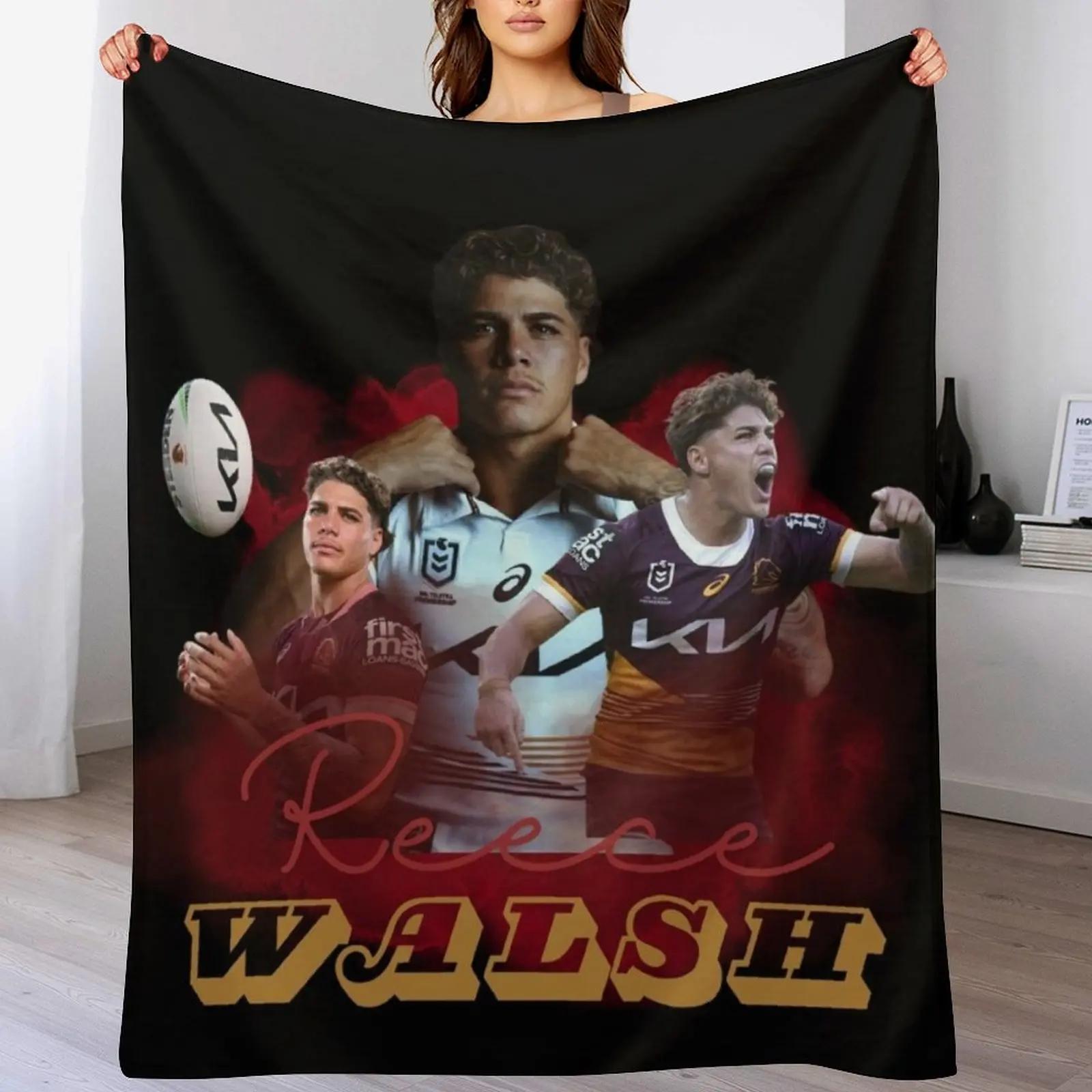Reece Walsh Throw Blanket  Soft Plush Heavy Weight Throw for Cozy Comfort 75x90cm