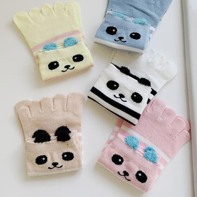 5 Paar Damen Ringle Panda Zehensocken