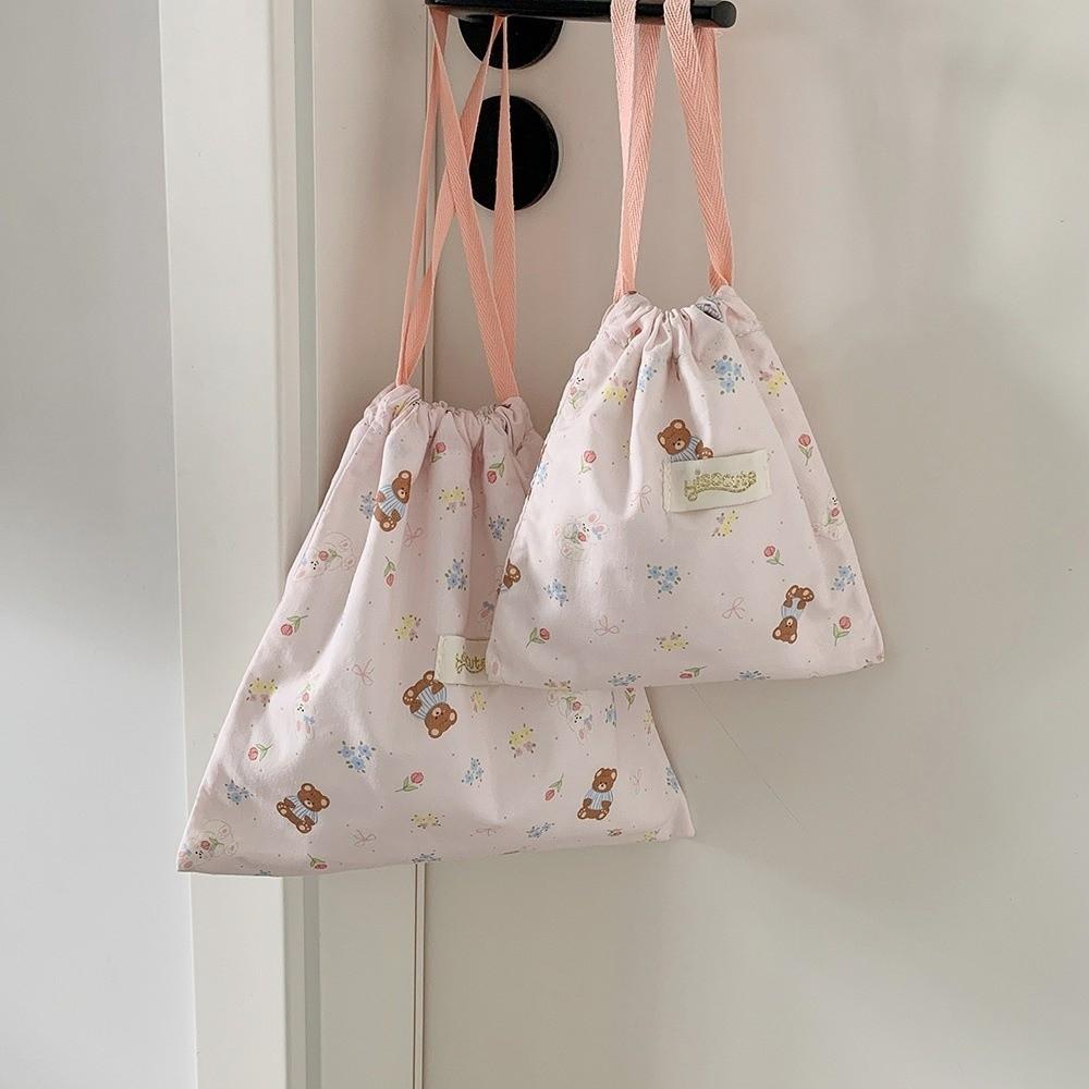 Bear Travel Toiletry Storage Bag Large Capacity Makeup Lipstick Storage Bag Cute Cosmetics Bag