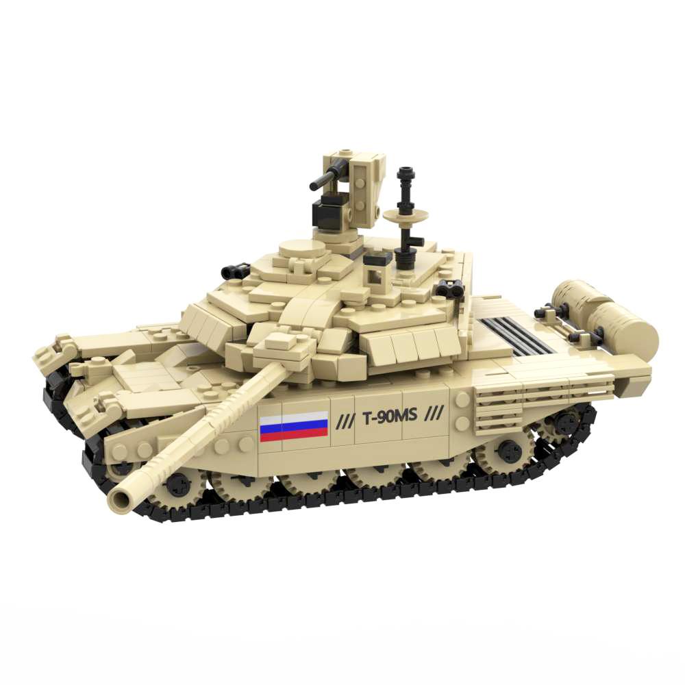 T90MS Main Battle Tank Military Building Block Toys Army T90 Camouflage Assembly Bricks Kit Gifts New