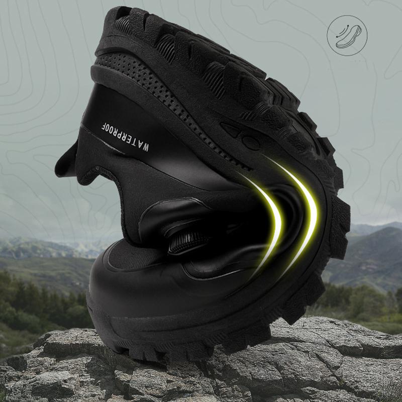 Scarpe Impermeabili da Escursionismo Uomo Scarpe da Sentiero Outdoor Trekking Scarpe da Ginnastica Ultraleggere Stivali Antiscivolo Stivali da Wading