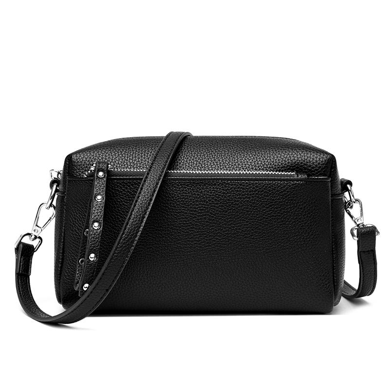 Modemarken Damen Kleine Quadratische Umhängetasche Einfarbig PU-Leder Damen Crossbody Bag Damen Luxus Design Messenger Handtasche