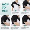 Vibrating Heated Shoulder Pad: 3 Vibration Modes & Heat Levels for Physiotherapy Massage