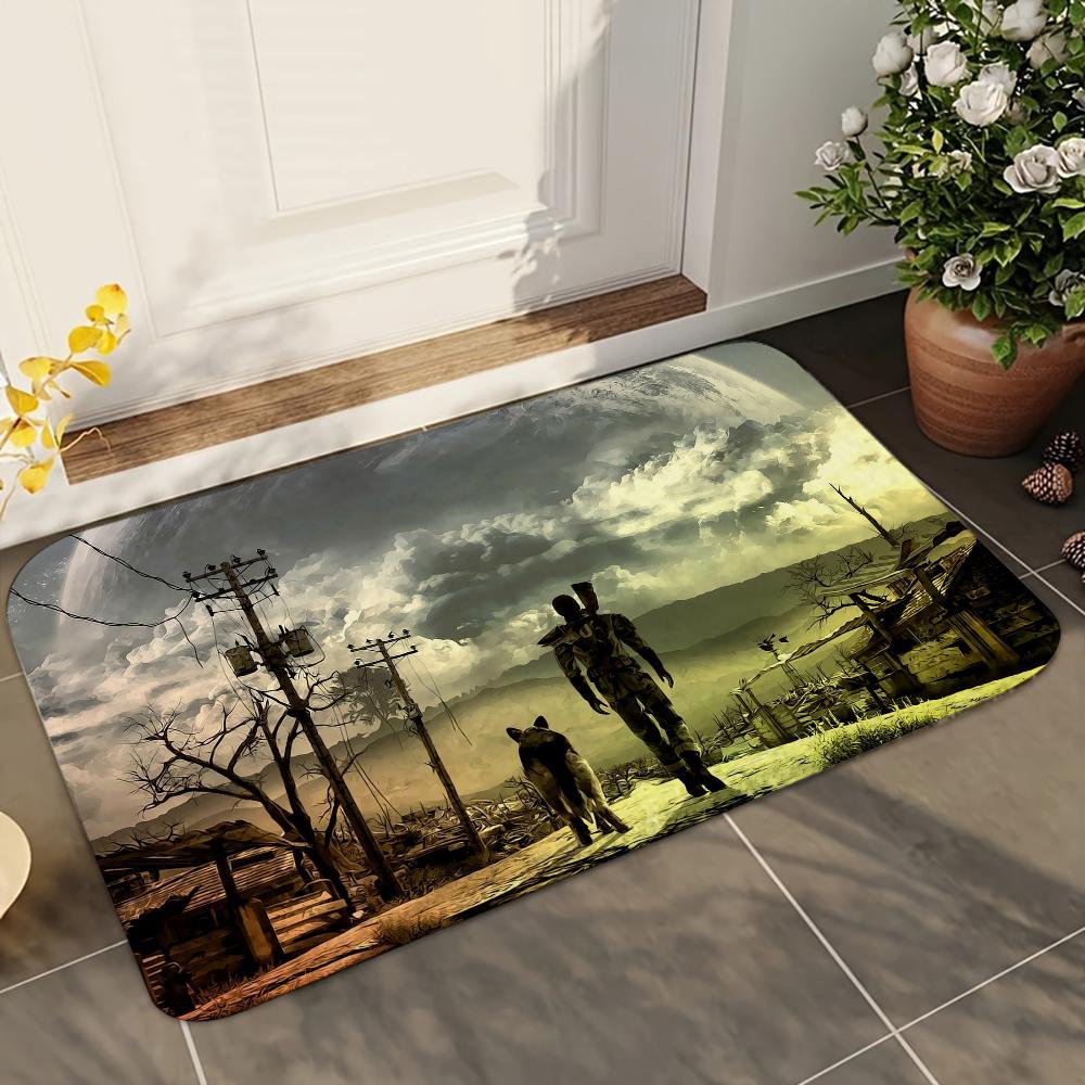1 szt. Mata łazienkowa Fallout Chłonna Mata Antypoślizgowa Dekoracja Domu Artykuły Dywany Mata na podłogę do kuchni domowej