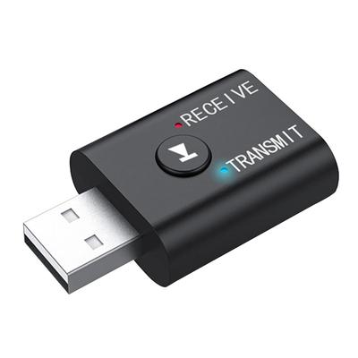 Adattatore wireless Bluetooth compatibile 2 in 1 Ricevitore trasmettitore 5.0 USB per computer TV Altoparlante portatile Cuffie HiFi Microfono