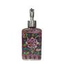 Peranakan Soap Dispenser Container (Square) (Purple) [Product]