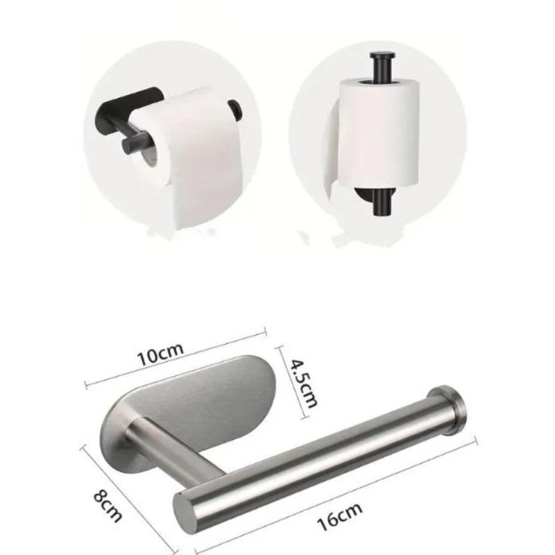 

Bathroom Storage Towel Rack, Minimalist Storage Rack, Bathroom Towel Rack, Multi-functional Toilet Storage Rack, Tissue Rack 1PC белый