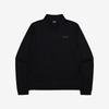 Ribbed Half Zip Long Sleeve Tee