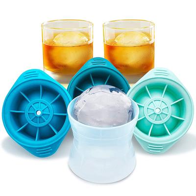 1 adet Viski Yuvarlak Buz Küpü Makinesi Silikon Küresel Buz Küpü Kalıbı Buz Makinesi Makinesi Hızlı Dondurucu Buz Kalıbı Tepsisi Mutfak Aletleri