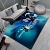 Tappeto Artistico 3D Moda MJ Michael Jackson King of Pop per Camera da Letto Soggiorno Divano Casa Zerbino Decorazione, Tappetino Pavimento Grande Antiscivolo per Bambini