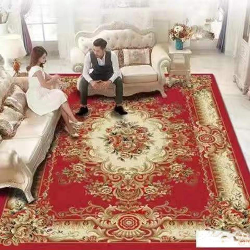 European Carpet Living Room Ins Style Nordic Tea Table Blanket Household Bedroom American Bedside Blanket Large Area
