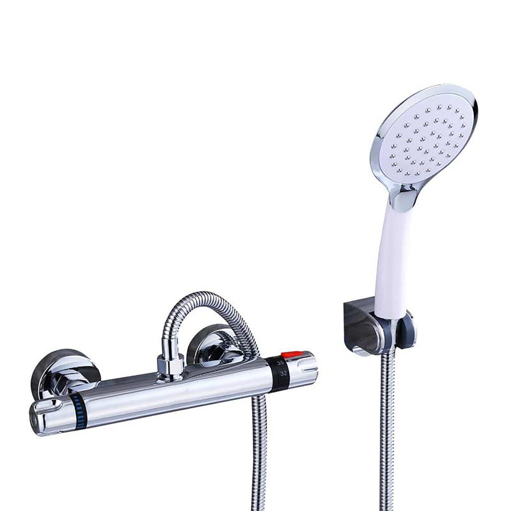Multifunctional Four-stage Faucet In-wall Thermostatic Bath Faucet